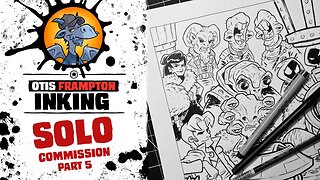 Inking A Solo: A Star Wars Story Commission! - Part 5