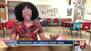 Polk Co. teacher teaches life lessons with 'Black History' door