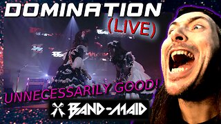 BAND-MAID / DOMINATION (LIVE) | Music Video REACTION!!