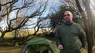 vlog before clearing down camp. Reddacleave campsite Dartmoor 25th March 2023