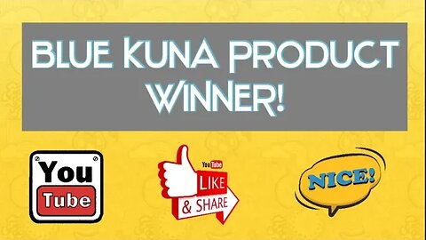 BLUE KUNA PRODUCT WINNER #bluekuna