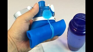 Collapsible BPA Free 26oz Silicone Water Bottle Review
