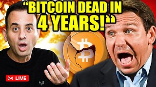 Ron DeSantis' Terrifying Warning TO ALL BITCOIN HOLDERS!