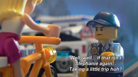 Lego Friends Party Train - Stopmotion - Surprise Party Fail