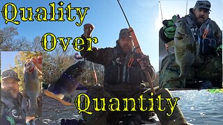 Quality over Quantity! Fall Kayak Fishing