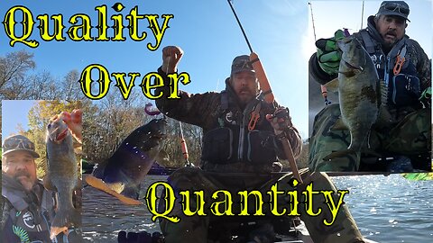 Quality over Quantity! Fall Kayak Fishing