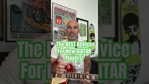 The BEST Advice For New GUITAR Players! #guitar #guitarlessons