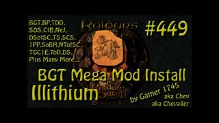Let's Play Baldur's Gate Trilogy Mega Mod Part 449 Hunt for Illithium