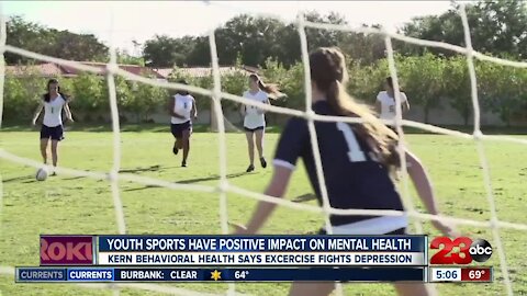 Youth sports have positive impact on mental health, Kern Behavioral Health says exercise fights depression