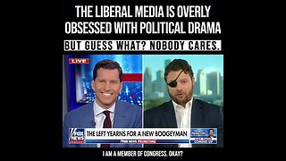 Dan Crenshaw: "The Liberal Media is Overly Obsessed With Political Drama"