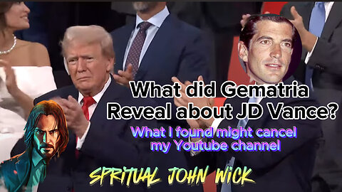 Gematria reveals VP JD Vance - NOT what you think? Strong evidence here!