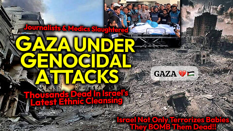 Thousands Dead Is "Just The Beginning": First Week Of #GazaGenocide Ends With Forced Exodus Of 1.1M