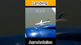 Watch Quick #B747 Landing #Aviation #Fly #AeroArduino