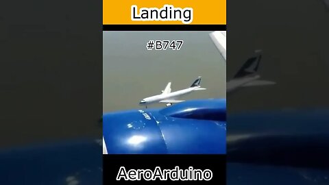 Watch Quick #B747 Landing #Aviation #Fly #AeroArduino