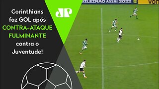 QUE LINDO! Corinthians faz BELO GOL após CONTRA-ATAQUE FULMINANTE contra o Juventude!