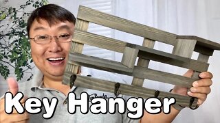 This Key Hanger Rack Holds 4 Keys!