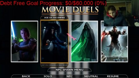 Darth Revan VS Ki-Adi-Mundi In A Battle With Live Commentary In Star Wars Jedi Knight Jedi Academy