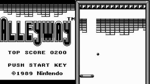 1989 Alleyway No Commentary Gameplay. Classic, Nostalgic and Retro Games. | Piso games