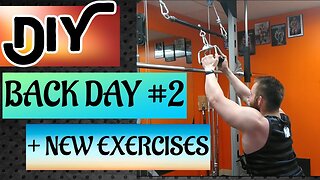 Back Day #2 DIY Gym