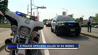 5 police officers killed in 54 weeks for Southeast Wisconsin