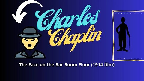CHARLES CHAPLIN FACE ON THE BARROOM FLOOR