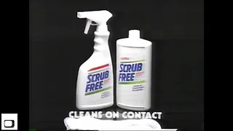 Scrub Free Household Cleaner Commercial (1989)