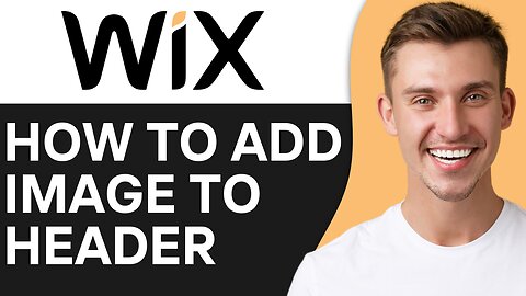 HOW TO ADD IMAGE TO HEADER IN WIX