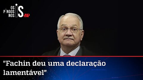 Bolsonaro: Parece que Fachin não confia no sistema eleitoral