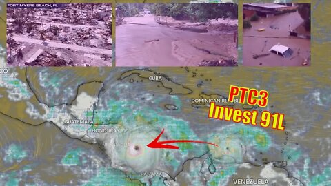 Will Invest 91L (PTC3) Become A Major Hurricane, Major Rainfall & Mudslides!