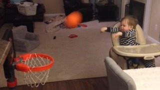 A Toddler Hits Every Basket Around The House
