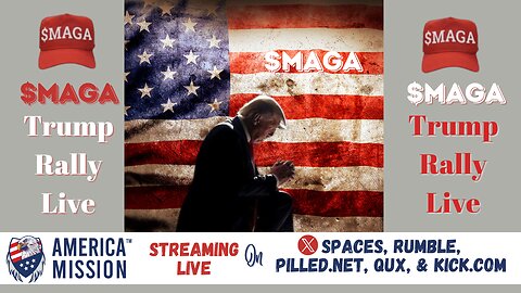America Mission™ and Friends: Live From Inside The Trump Rally In Harrisburg Pennsylvania • $MAGA