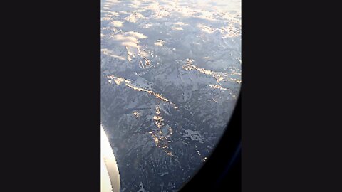 Did you know what the Alps look like in flight? Part 1