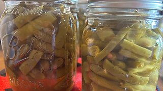 Lemon-Garlic Green Beans | pressure canning