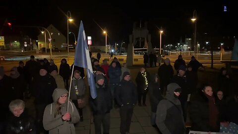 Wolgast - Handtuch Heiko mit einer weiteren Rede in Wolgast 14.03.2023