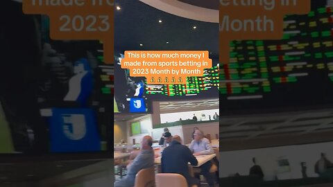 How much money i made in 2023 month by month! #sportsbetting #sportsbettingpicks #sportsbettingtips
