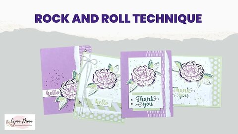 Rock and Roll Technique for Card Making