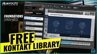 FREE KONTAKT LIBRARY - Heavyocity FOUNDATIONS Synth Bass