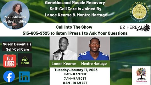 Genetics & Muscle Recovery | Self-Cell Care, Lance Kearse & Montre Hartage