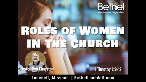 Roles of Women In The Church - October 24, 2021