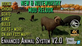 Farming Simulator 22 Mod Relook | Enhanced Animal System Version 2