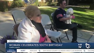 San Diego woman doesn't let pandemic spoil 100th birthday