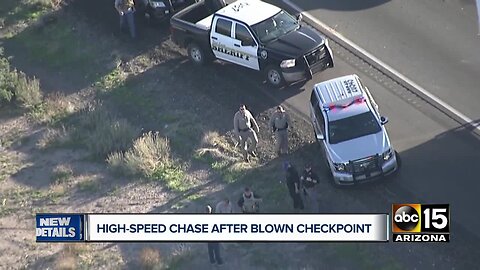 Driver arrested after running Arizona immigration checkpoint