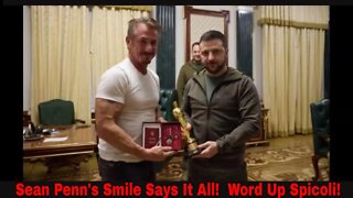Sean Penn Gives Zelensky His Oscar For His Role In The Show!