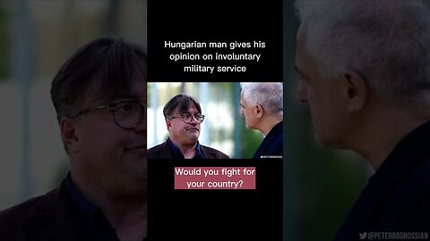 Would you fight for your country? #peterboghossian #shorts #militarylife #hungary