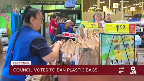 Cincinnati City Council votes to ban plastic bags for some businesses