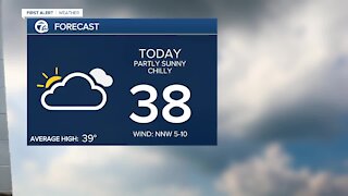 Metro Detroit Forecast: Chilly but partly sunny