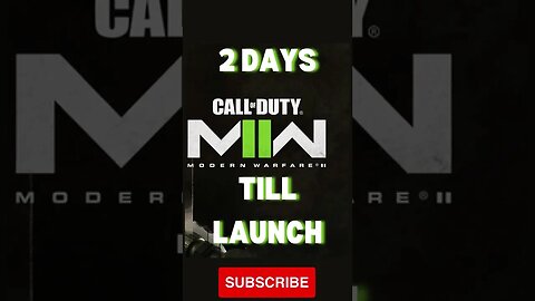 2 DAYS TILL MWII LAUNCH | #shorts