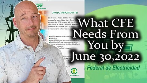 What CFE Needs From You by June 30, 2022