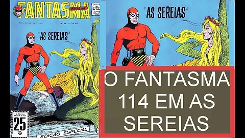 O FANTASMA 114 EM AS SEREIAS #museudogibi #gibi #quadrinhos #comics #historieta