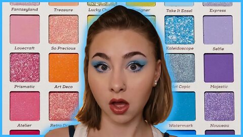 SHIMMERY BLUE Eye Makeup Look w/ Colourpop Fade Into Hue Eyeshadow Palette | Fade Into the Rainbow 1